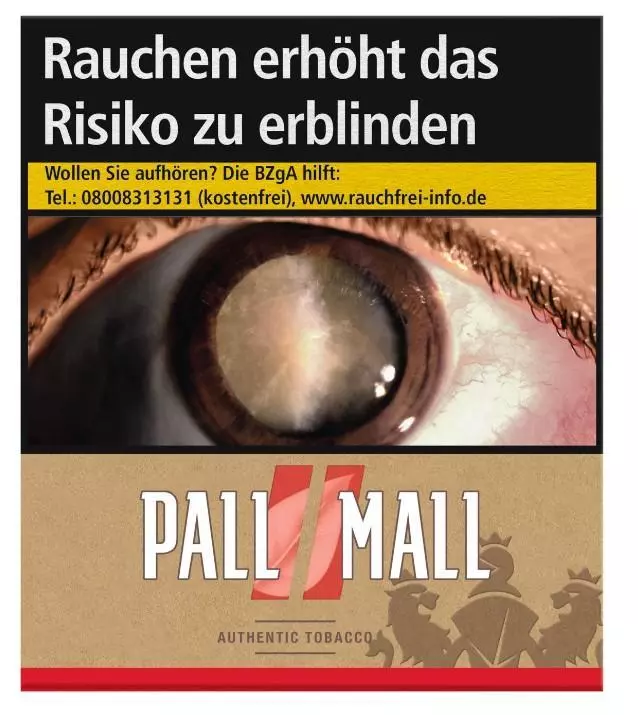 Pall Mall Authentic Red Giga 8 x 32 Zigaretten