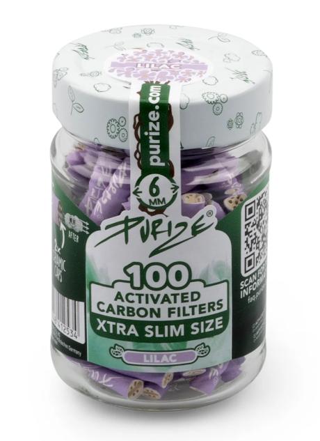 Purize Aktivkohl XT Slim 100er lila Gl 1 x 100 Filter