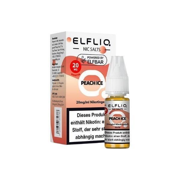ELFLIQ - Peach Ice 20mg/ml - 10ml Liquid ELFLIQ - Peach Ice 20mg/ml - 10ml Liquid