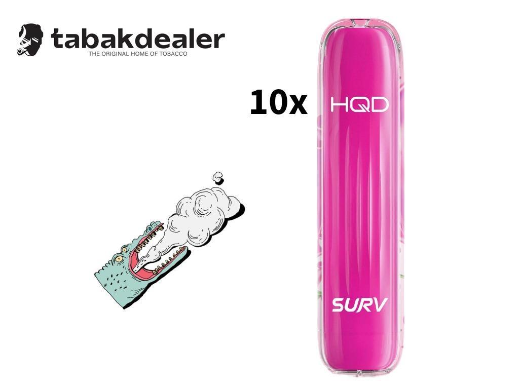HQD SURV Dragon Strawberry 10 Stück