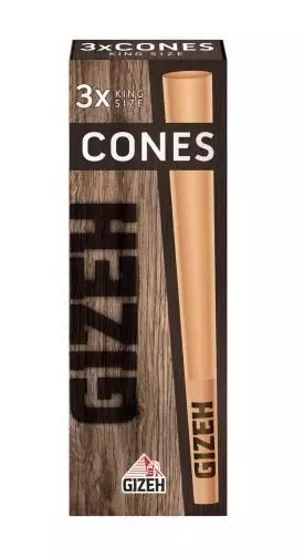 Gizeh Brown Cones + Tips