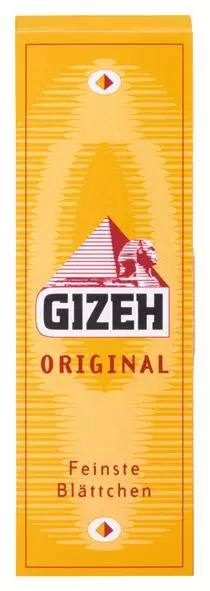 Gizeh Original Zigarettenpapier - Gelb - 50 x 50 Blättchen 50 x 50 Blättchen