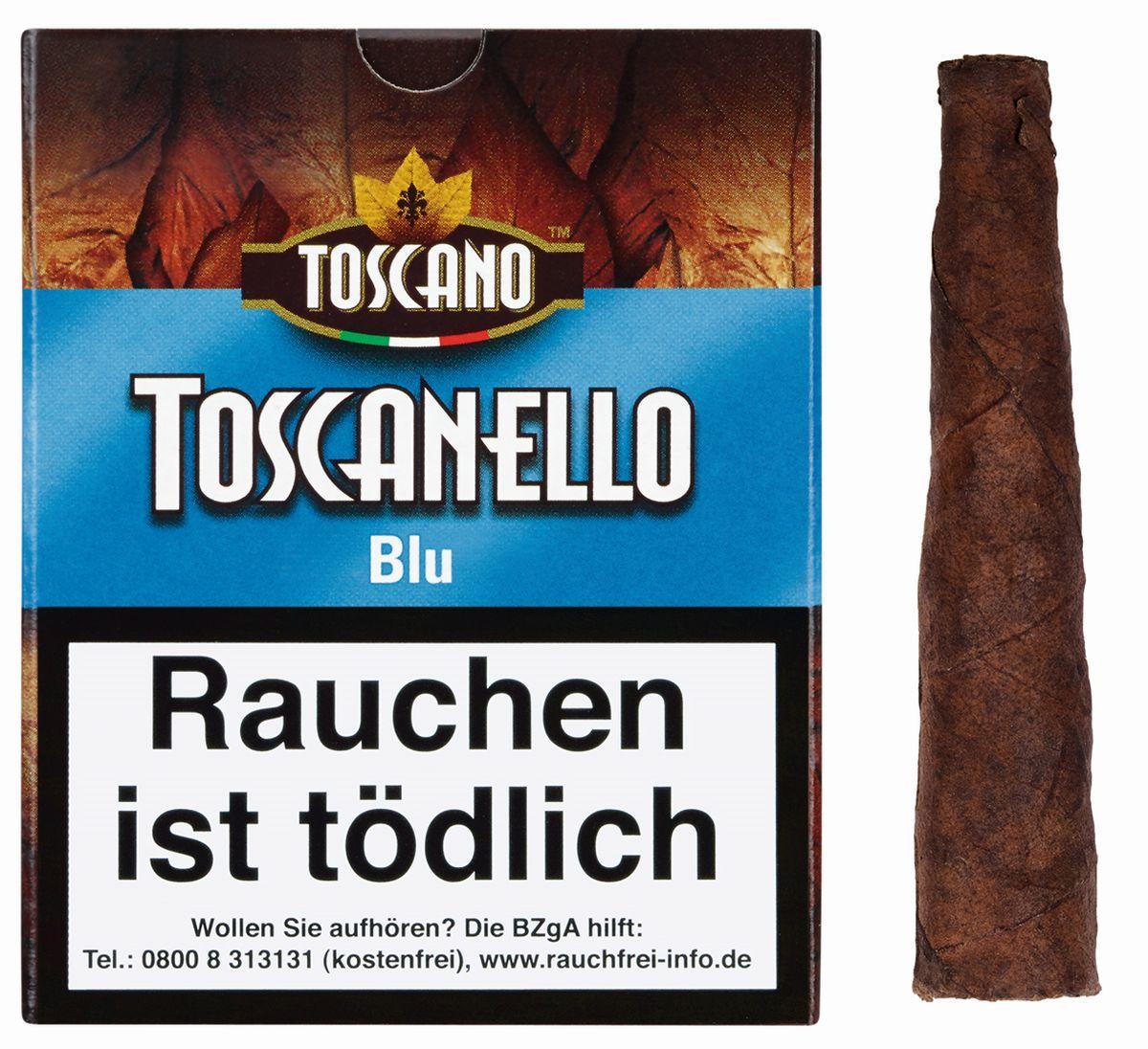 Toscano Toscanello Blue 10 x 5 Zigarillos