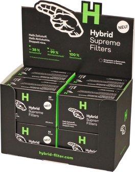 Hybrid Supreme Filters Zellstoff/Aktivkohle 6,4mm