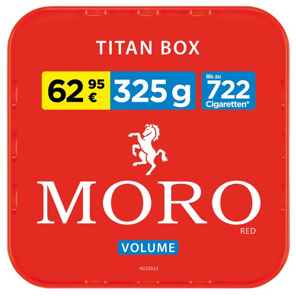 Moro Volumen Rot Titan Box 1 x 325g Tabak