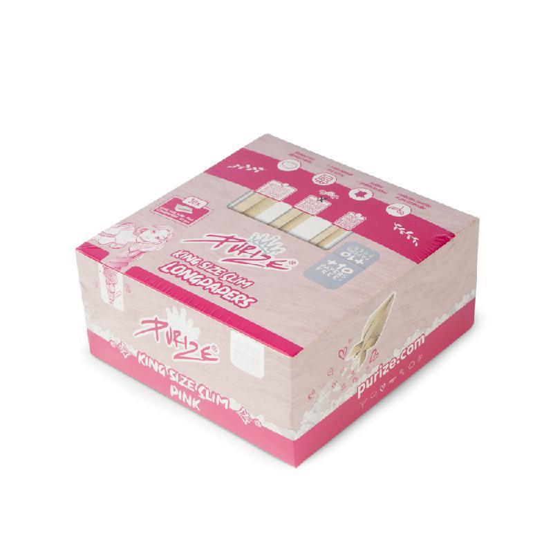 Purize Papers Kings Size Slim Long pink 50 x 42 Blättchen