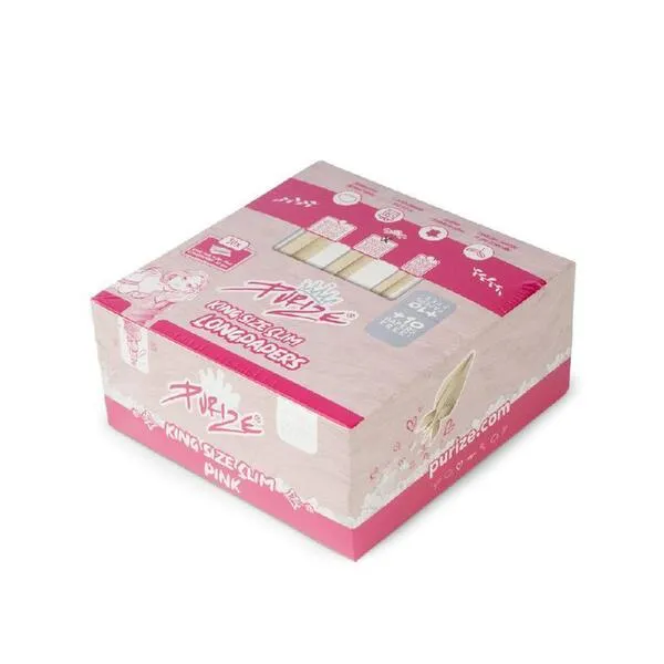 Purize Papers Kings Size Slim Long pink 50 x 42 Blättchen