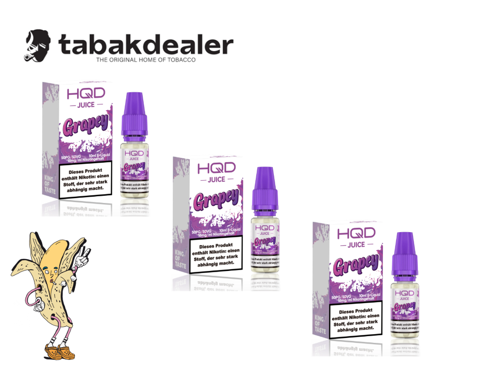 HQD Juice Grape 18mg/ml 3er