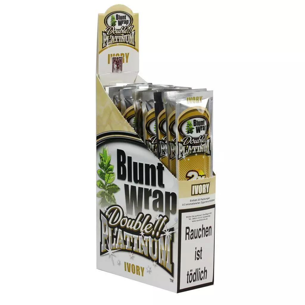 Blunt Wraps Ivory (French Vanille) 1 x 2 Blunts