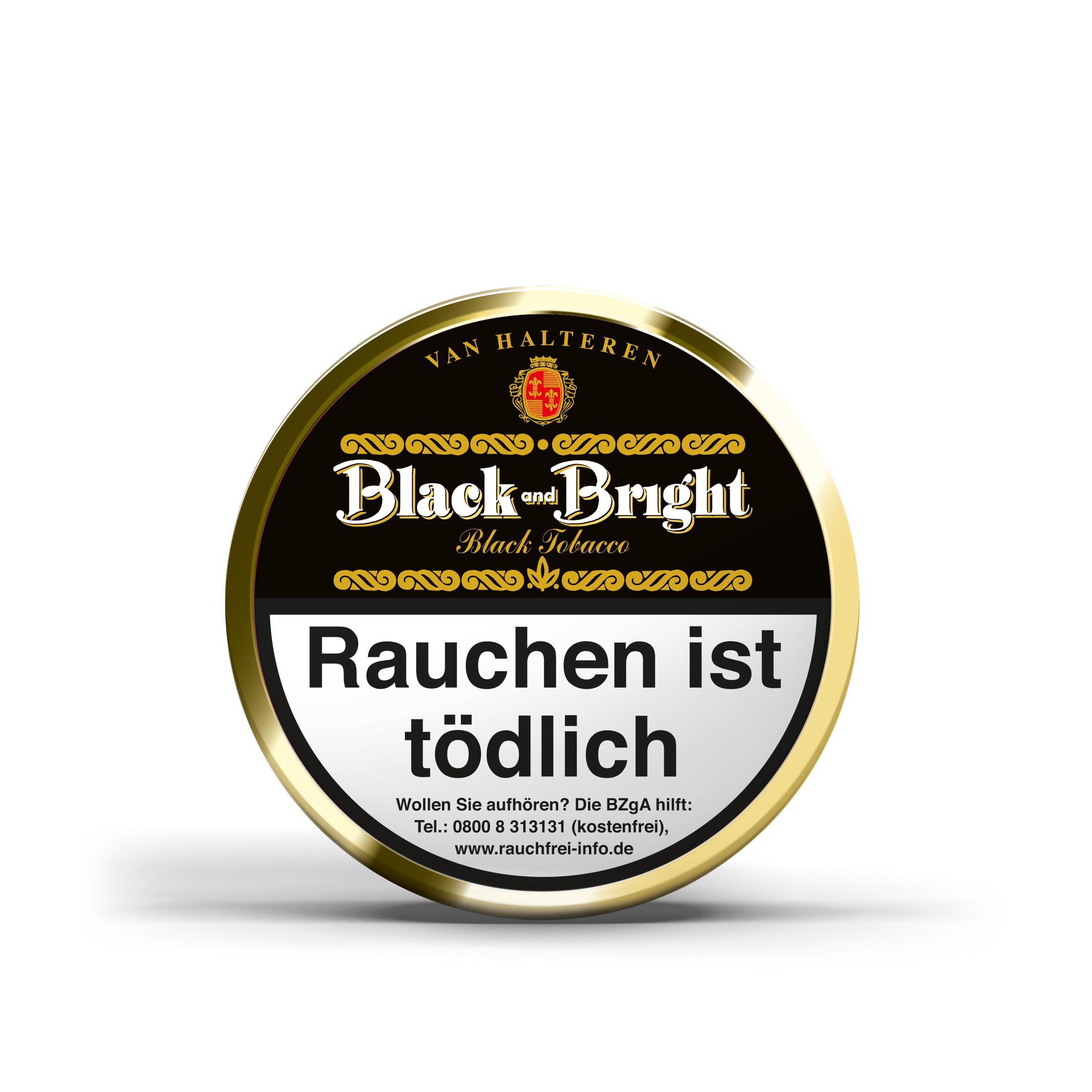 Van Halteren Black & Bright Pfeifentabak 1 x 100g Krüll