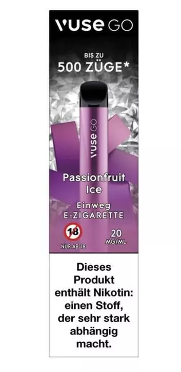 Vuse GO E-Shisha Passionfruit Ice 20mg/ml 1 Stück