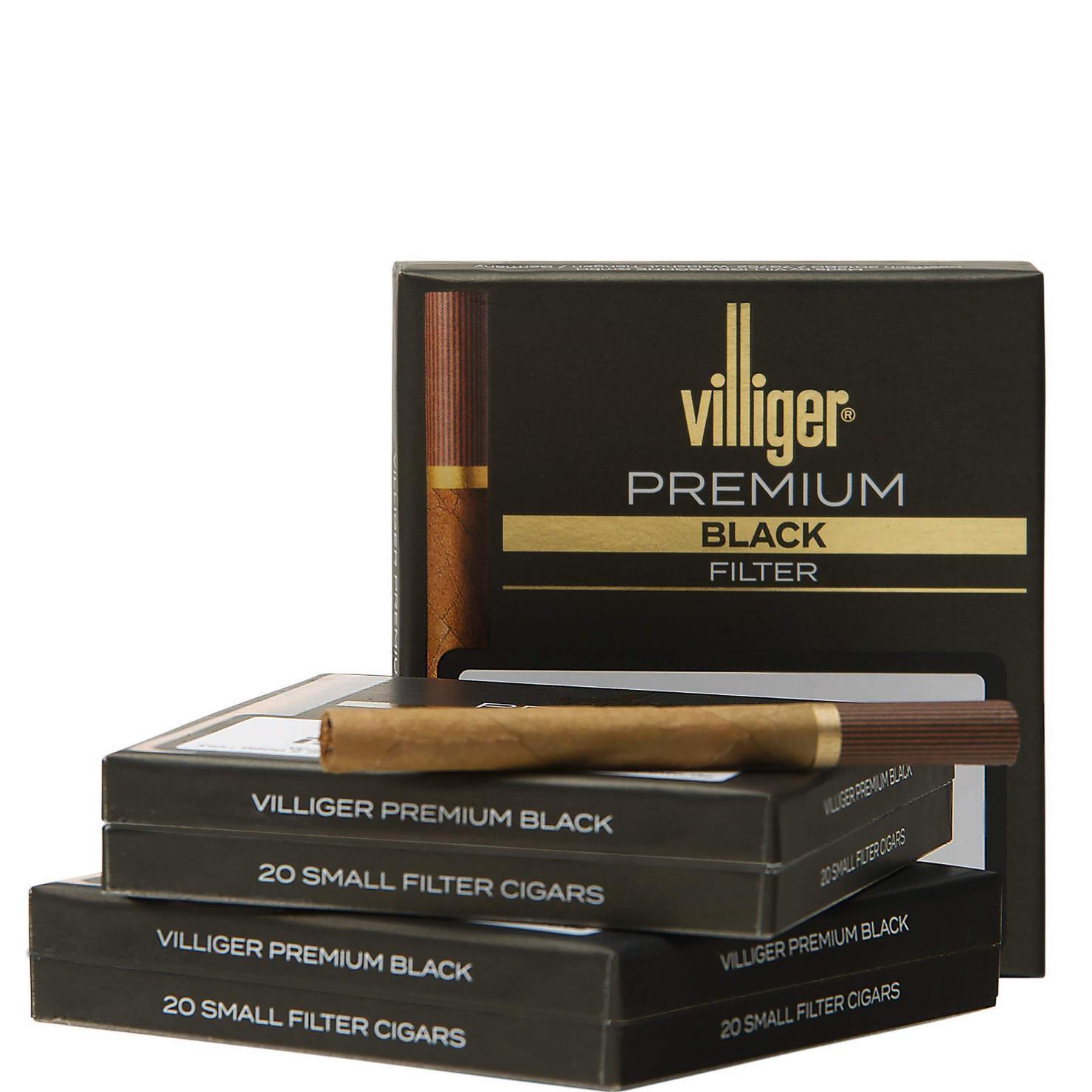 Villiger Premium Black Filter 5 x 20 Zigarrillos 20St