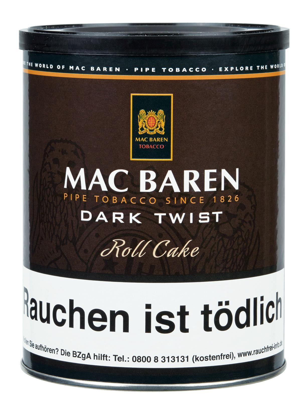 Mac Baren Dark Twist 1 x 250g Pfeifentabak 1 x 250g Krüll