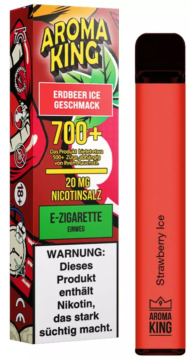 Aroma King Classic 700 Strawberry Ice Cream 20mg/ml Nikotin