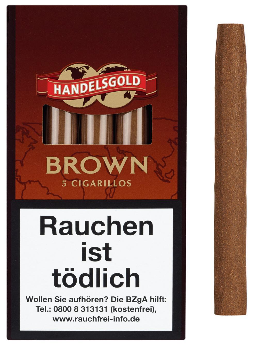 Handelsgold Sweet Brown Nr. 204 10 x 5 Zigarillos