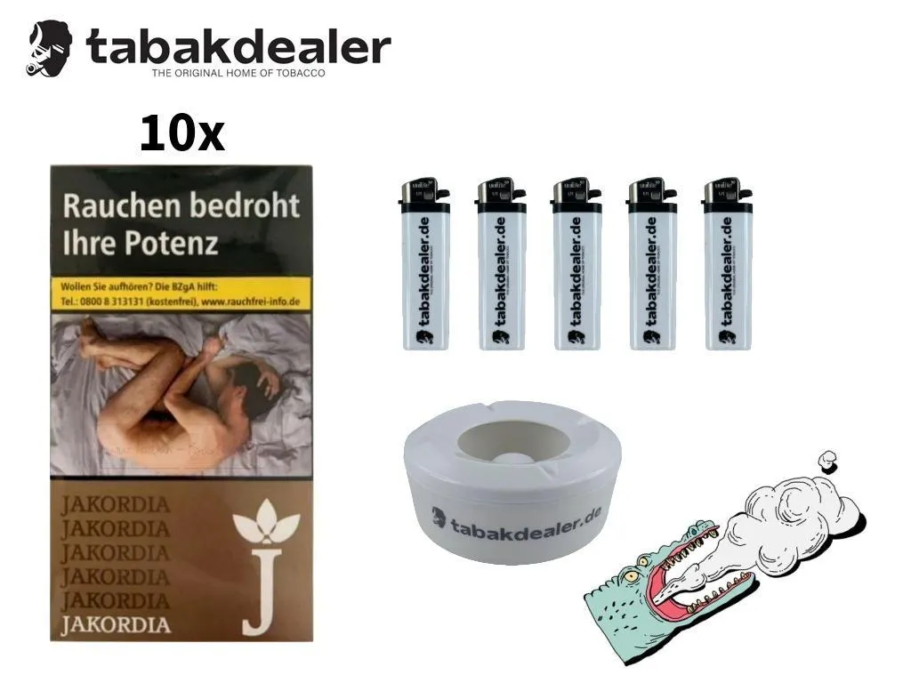 10x Jakordia Gold Long Zigaretten
