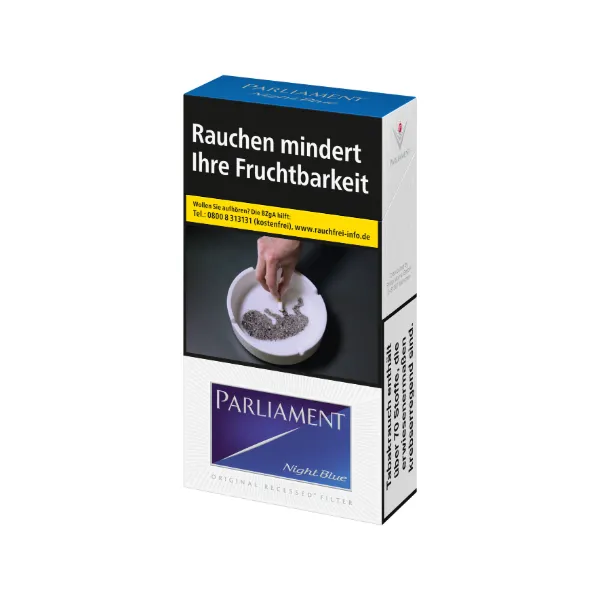 Parliament Night Blue Long Box 10 x 20 Zigaretten