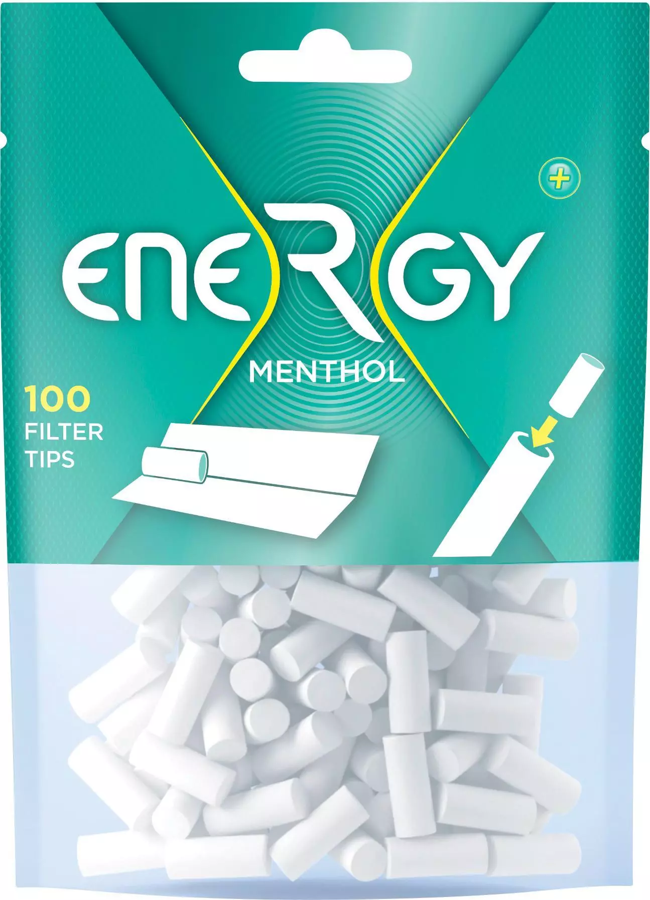 Energy+ Filter Tips Menthol 10 x 100 Filter