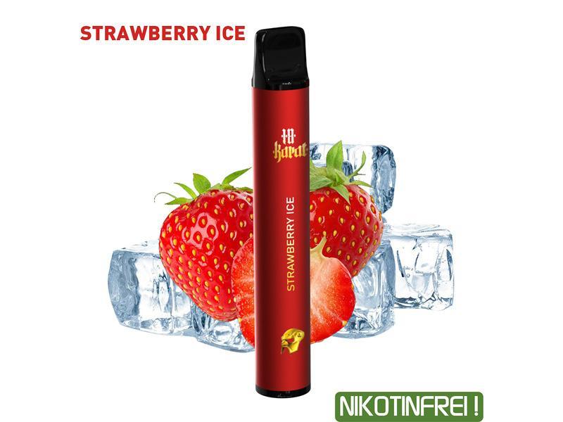 18 Karat E-Shisha Strawberry Ice 0mg/ml Nikotin 1 Stück