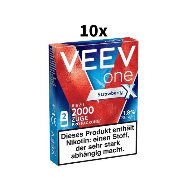 10x VEEV One Pod Strawberry Extra 10x VEEV One Pod Strawberry Extra