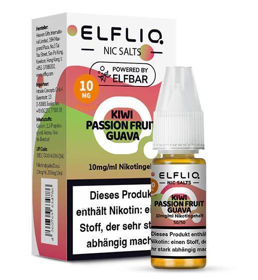 ELFLIQ - Kiwi Passion Fruit Guava 10 mg/ml ELFLIQ - Kiwi Passion Fruit Guava 10 mg/ml