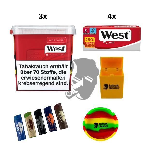 3x West Red Box 176g 3x West Red Box 176g