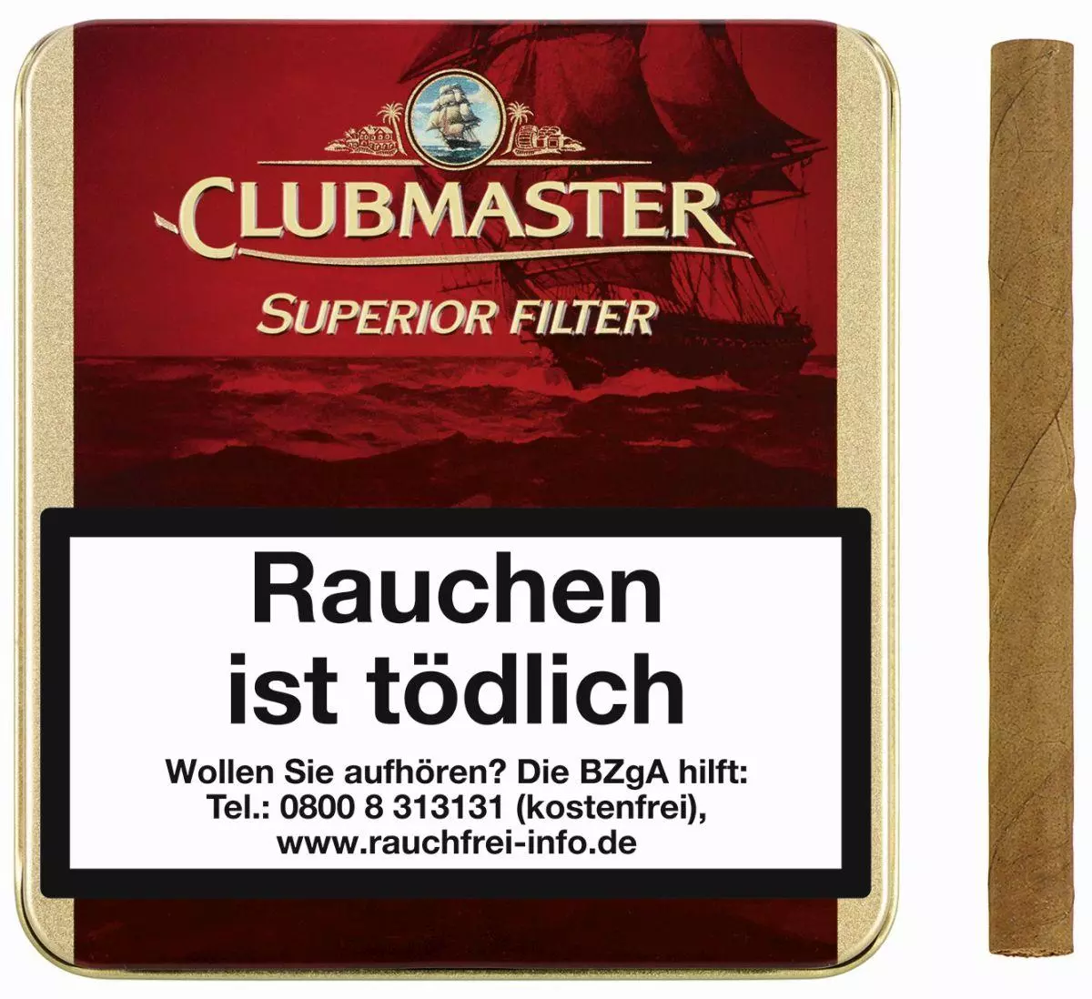 Clubmaster Superior Red Filter Nr.230