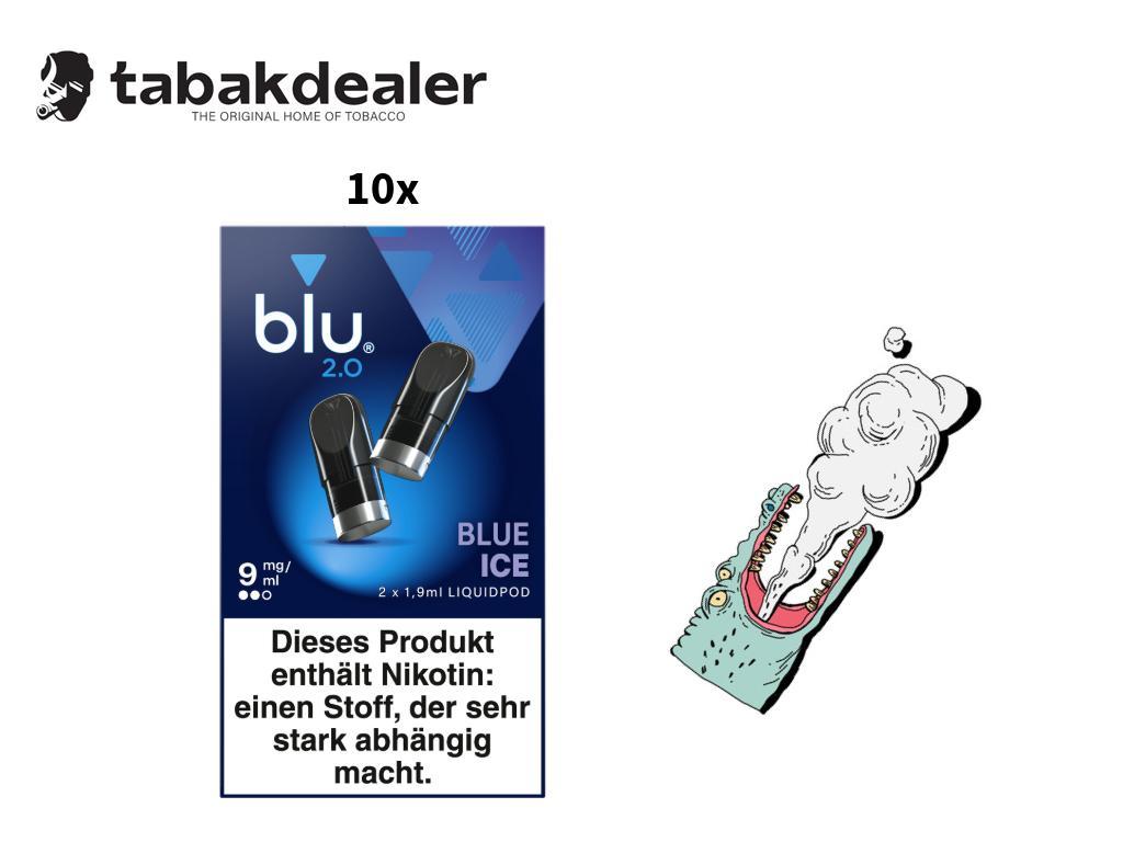 10x blu 2.0 Liquidpod Blue Ice 9mg/ml 