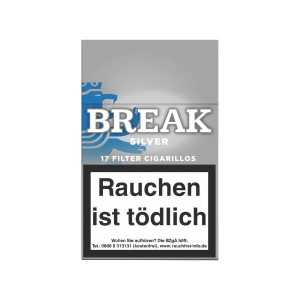 Break American Blend Cigarillos Silver 10 x 17 Zigarillos