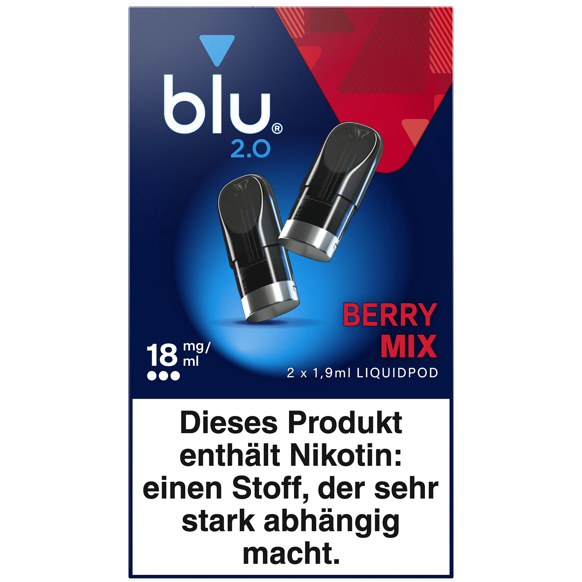 blu 2.0 Liquidpod Berry Mix 18mg/ml