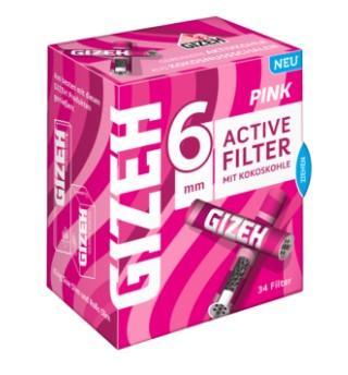 Gizeh Pink Active Filter 6mm/34