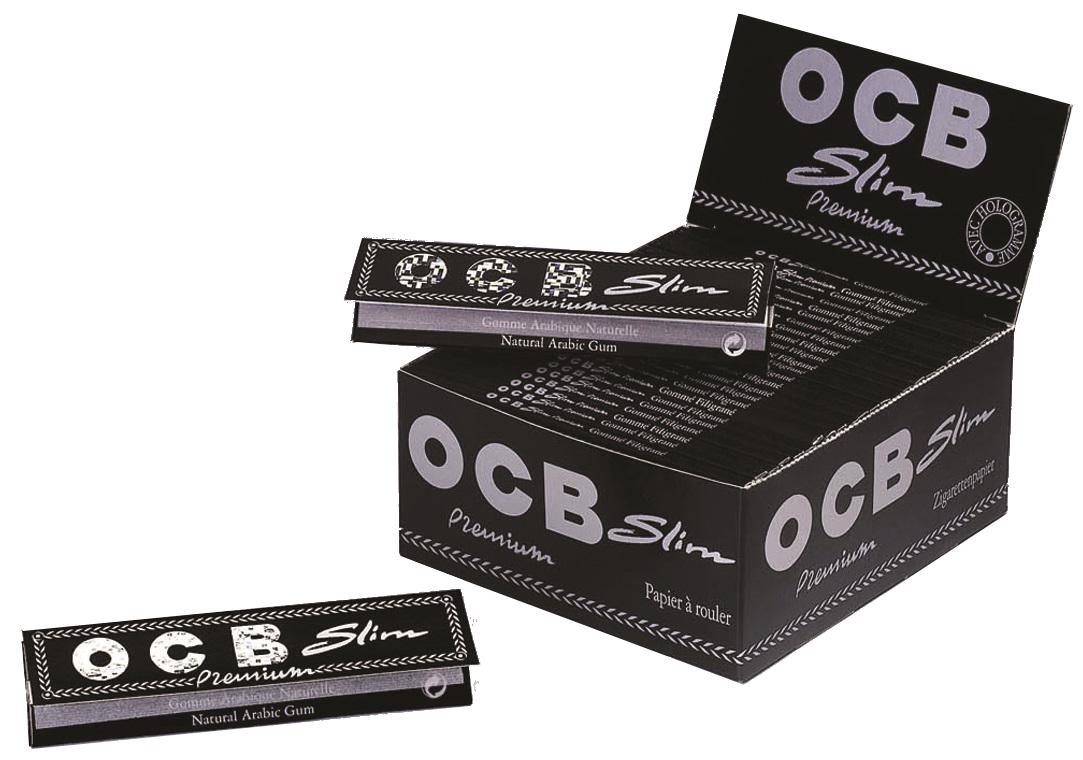 OCB schwarz Premium long slim 50 x 32 Blättchen 50 x 32 Blättchen