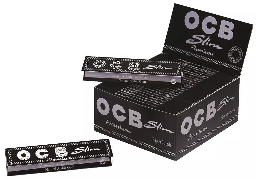 OCB schwarz Premium long slim 50 x 32 Blättchen 