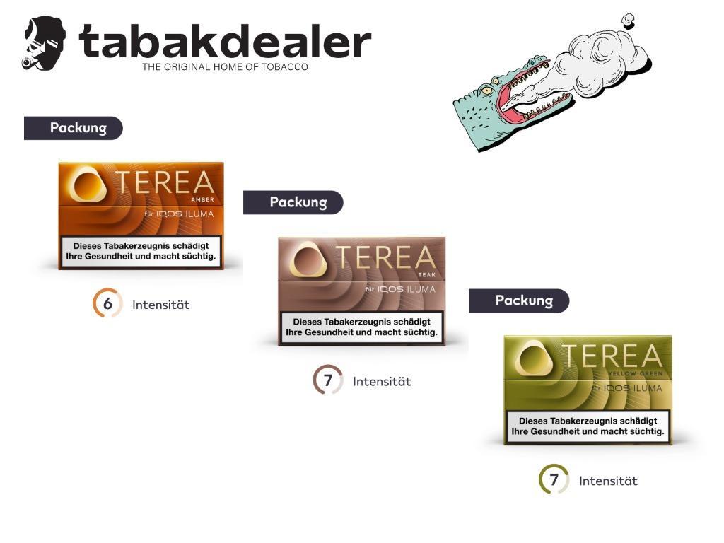 Terea Probierset Amber, Teak, Yellow Green Terea Probierset Amber, Teak, Yellow Green