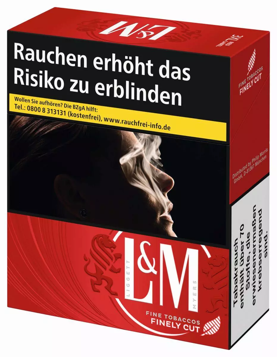 L&M Red Label 2XL 8 x 29 Zigaretten