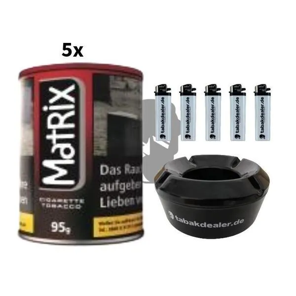 5x Matrix Red Tobacco 90g