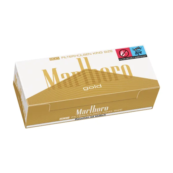 Marlboro Hülsen Gold 5 x 200 Stück