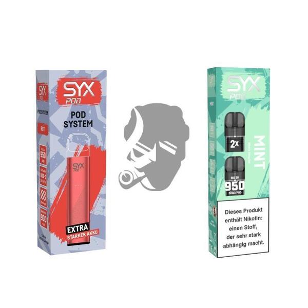 SYX Pod Red + Cartridge Mint SYX Pod Red + Cartridge Mint