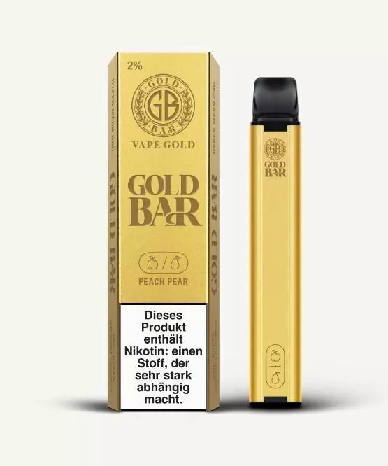 Gold Bar 600 Peach Pear 20mg/ml Nikotin