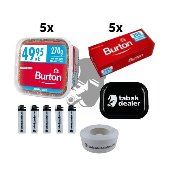 5x Burton Volumen Tabak Red XXXL 270g 