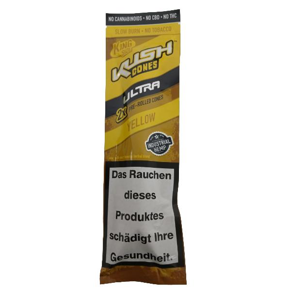 Kush Ultra Herbal Cones yellow