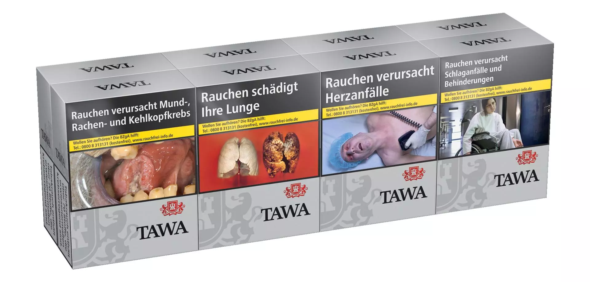Tawa Silver Big Pack XL 8 x 24 Zigaretten