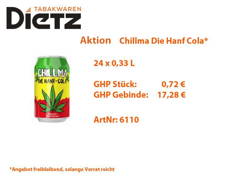 Chillma Die Hanf Cola 1 x 0,33 L
