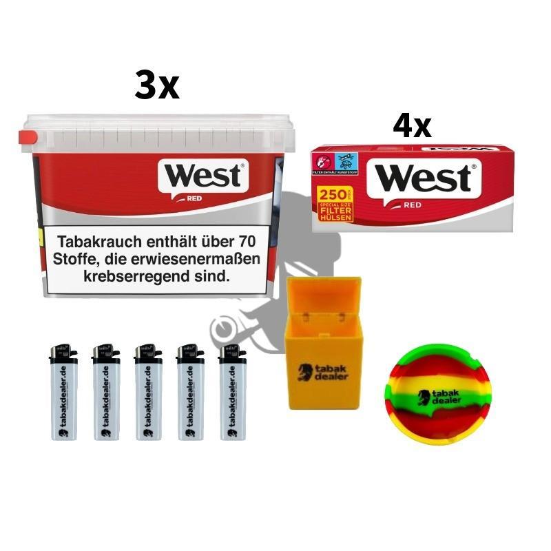 3 x West Red Box 176g 3x West Red Box 176g