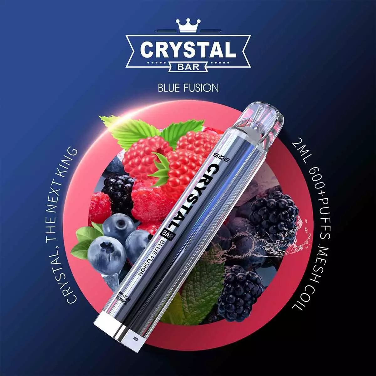 SKE Crystal Bar Blue Fusion 20mg/ml Nikotin