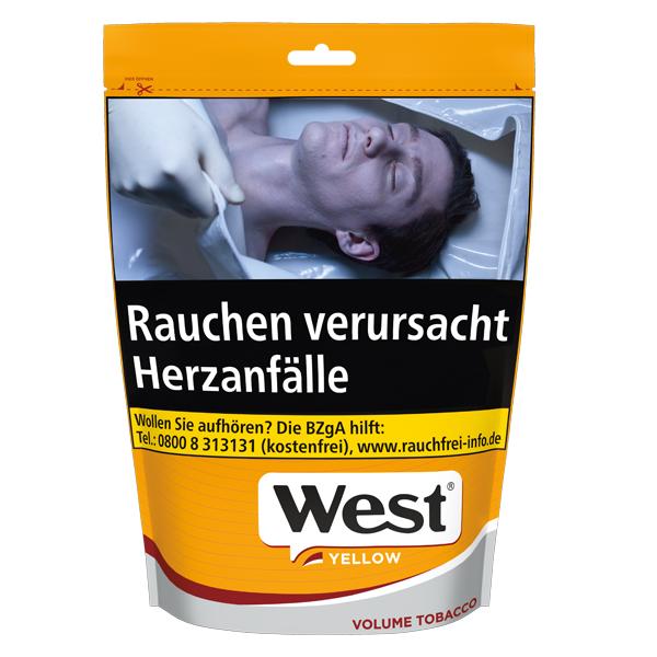 West Yellow Volume Tobacco Zip-Bag 1 x 150g Tabak