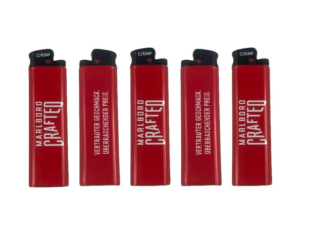 Marlboro Crafted Feuerzeuge 1 x 5 Stück