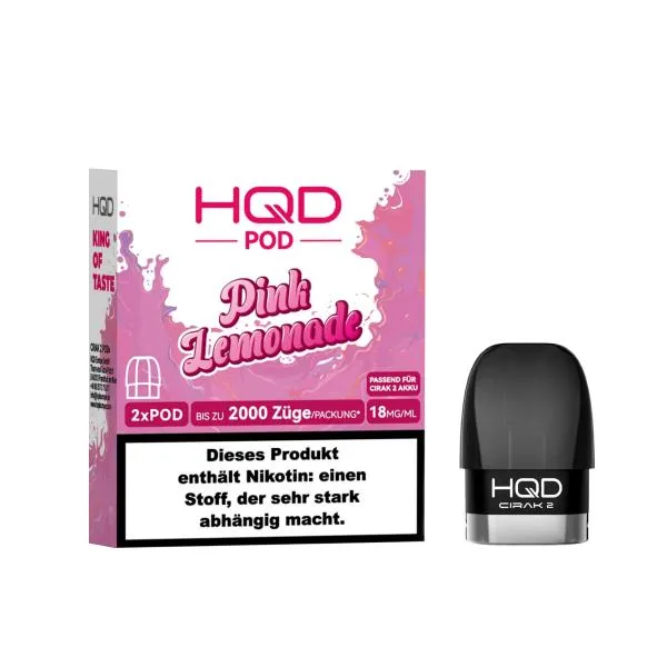 HQD Cirak 2 Pod Pink Lemonade 18mg/ml Nikotin