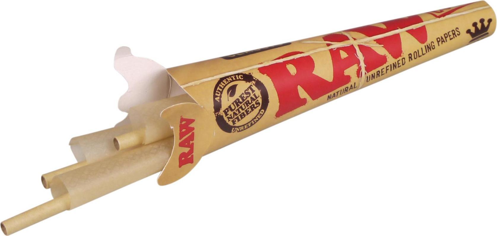 RAW Kingsize Cones (ungebleicht) 3er