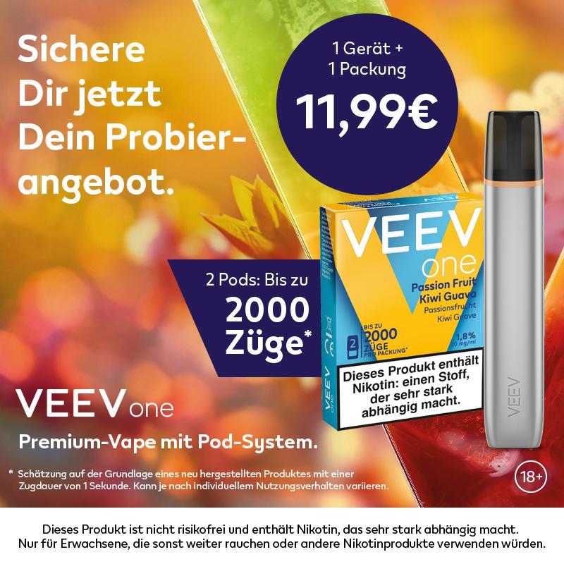 Veev Kit Grey + 1 VEEV One Pod Passionsfruit Kiwi Guava 20mg/ml 1